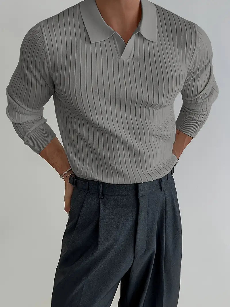 SOGNO: Muscle-Fit Knit Sweater
