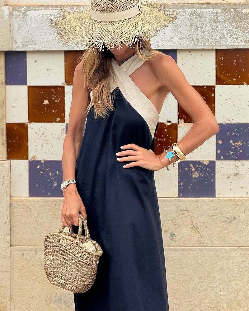 Sienna™ Cross-Neck Dress