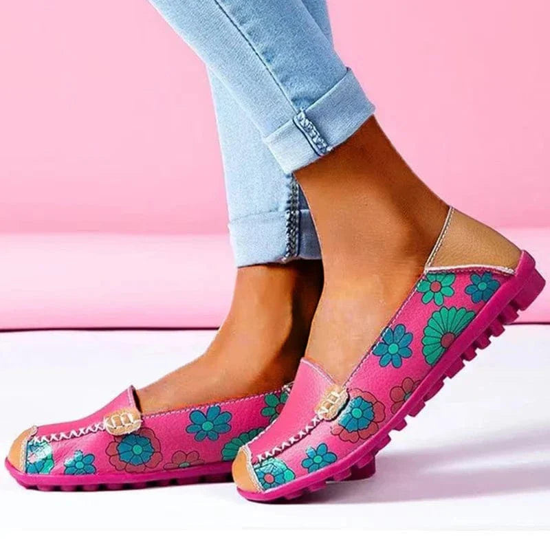 Floral comfort+ moccasins