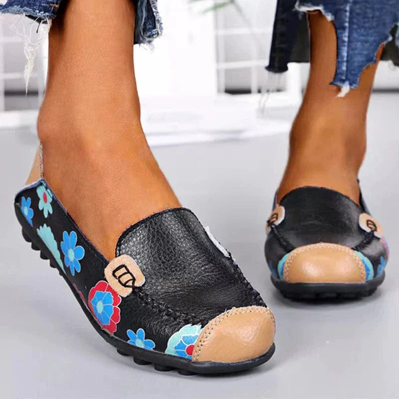 Floral comfort+ moccasins