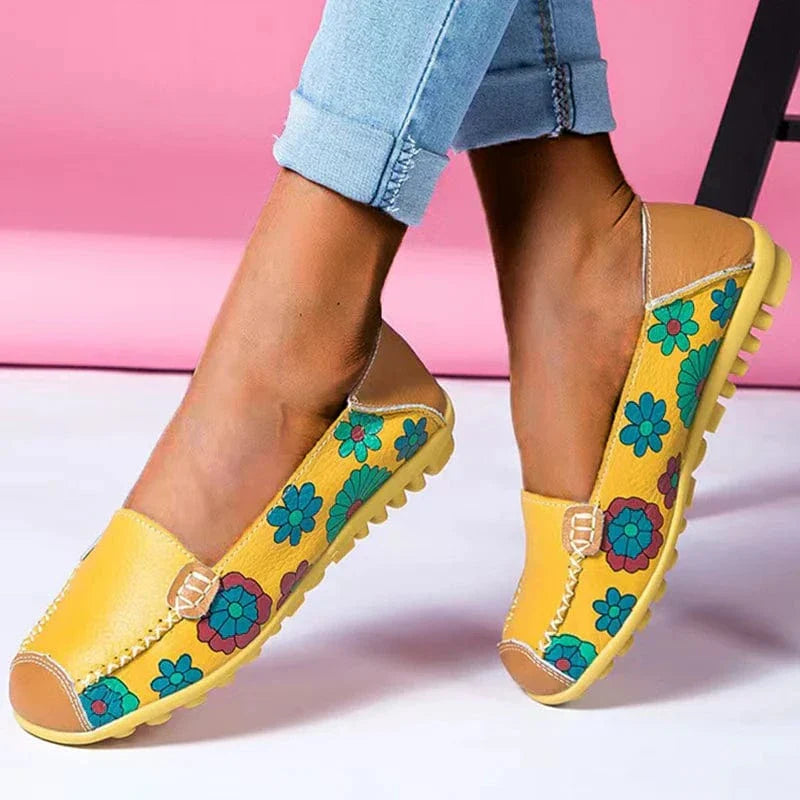Floral comfort+ moccasins