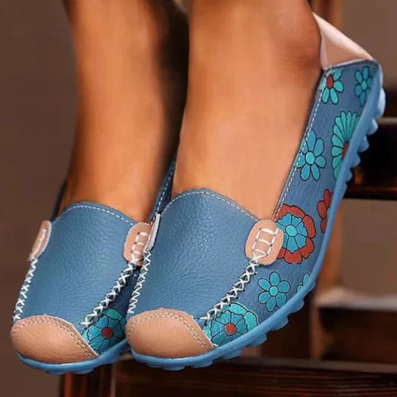Floral comfort+ moccasins