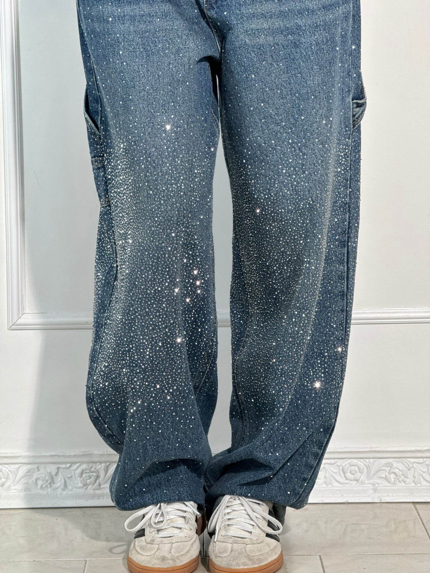 Solène | High-Waisted Wide-Leg Pants with Elegant Buttons
