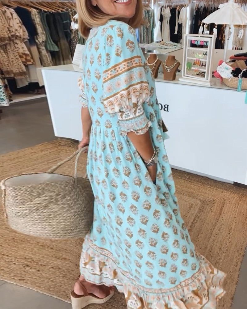 HILEY – Casual Printed Dress