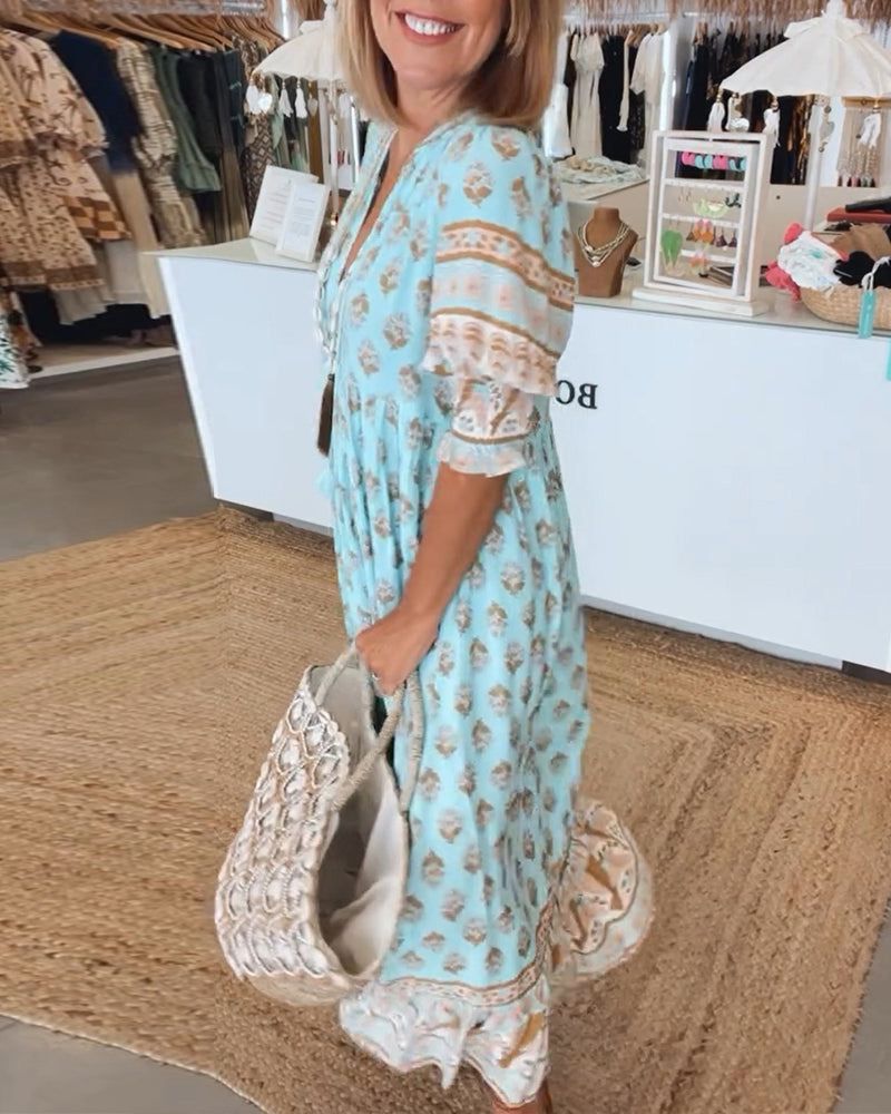 HILEY – Casual Printed Dress