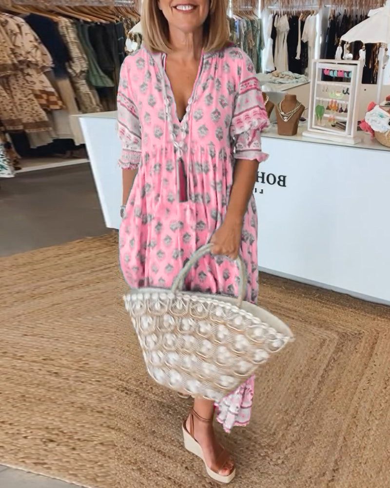 HILEY – Casual Printed Dress