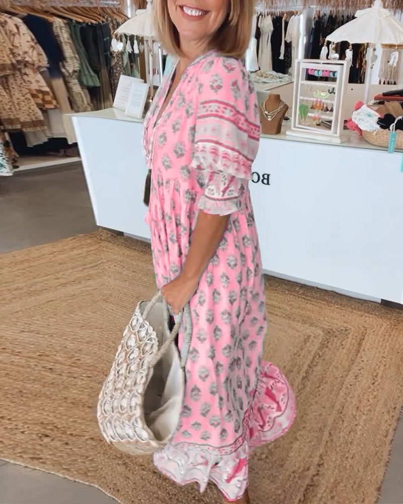 HILEY – Casual Printed Dress