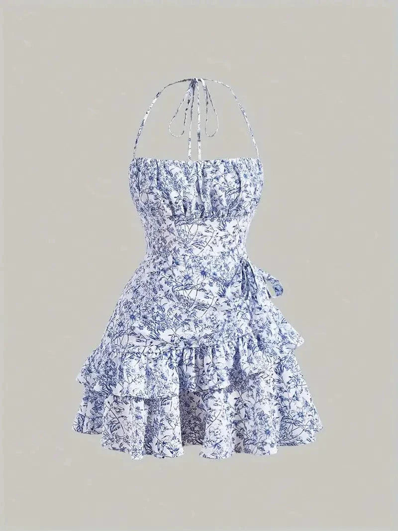 Ruffled floral dress – Fresh, lightweight, and charming