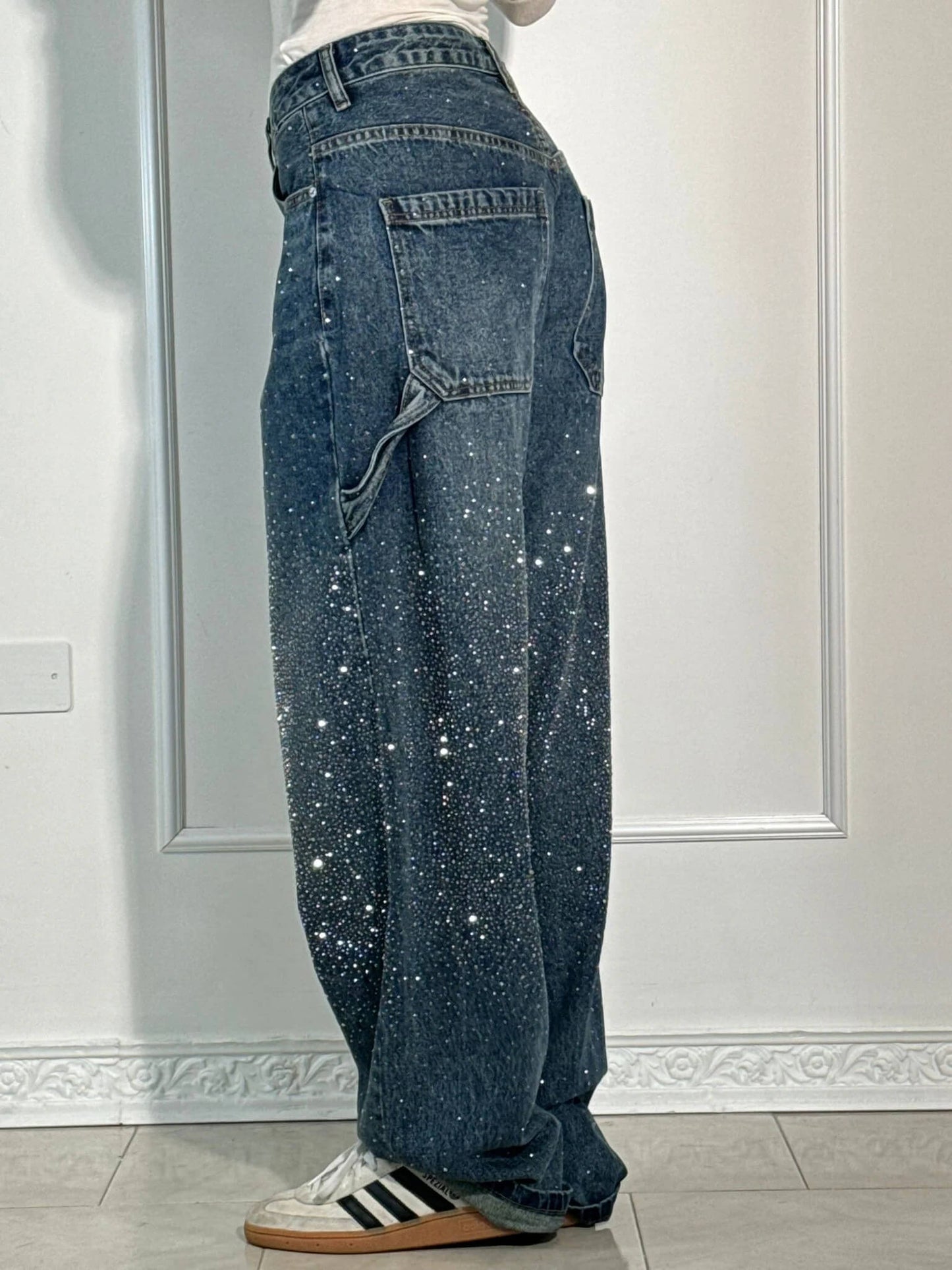 Solène | High-Waisted Wide-Leg Pants with Elegant Buttons