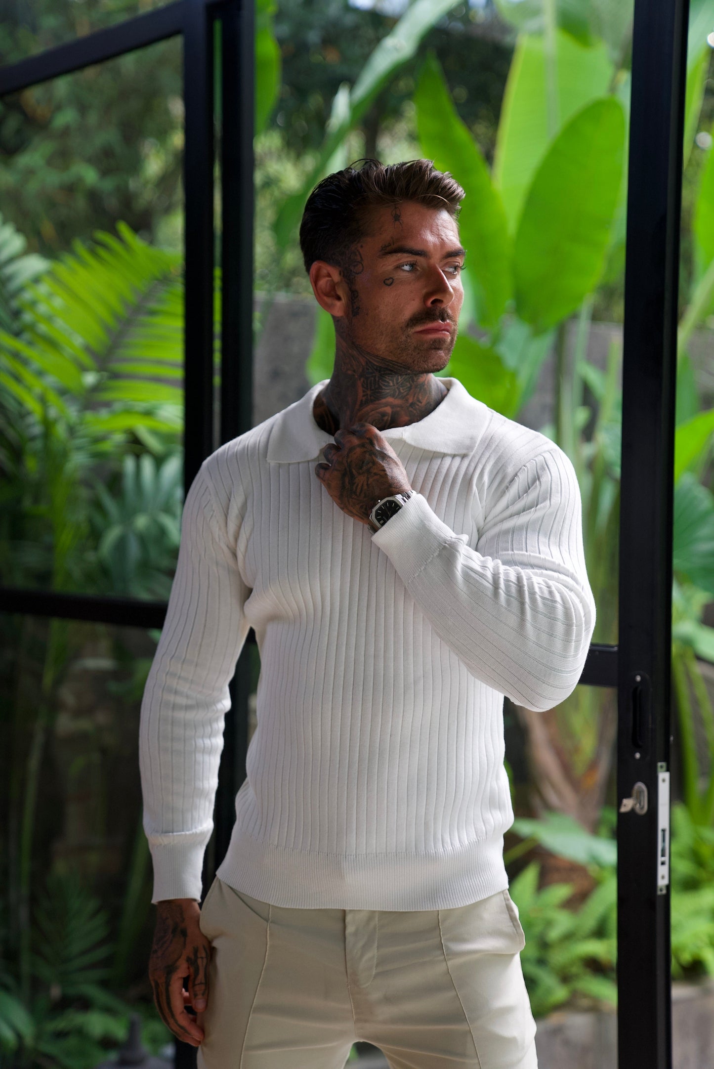 SOGNO: Muscle-Fit Knit Sweater