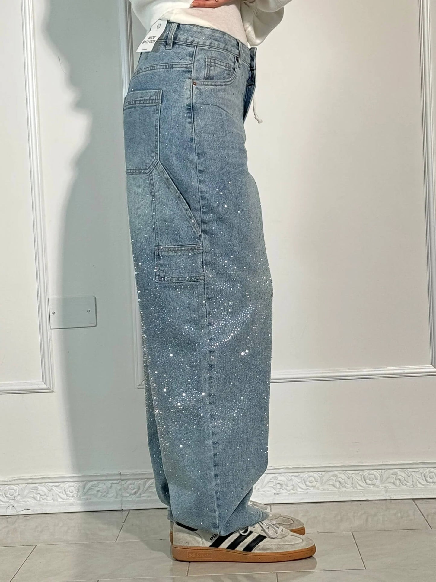 Solène | High-Waisted Wide-Leg Pants with Elegant Buttons