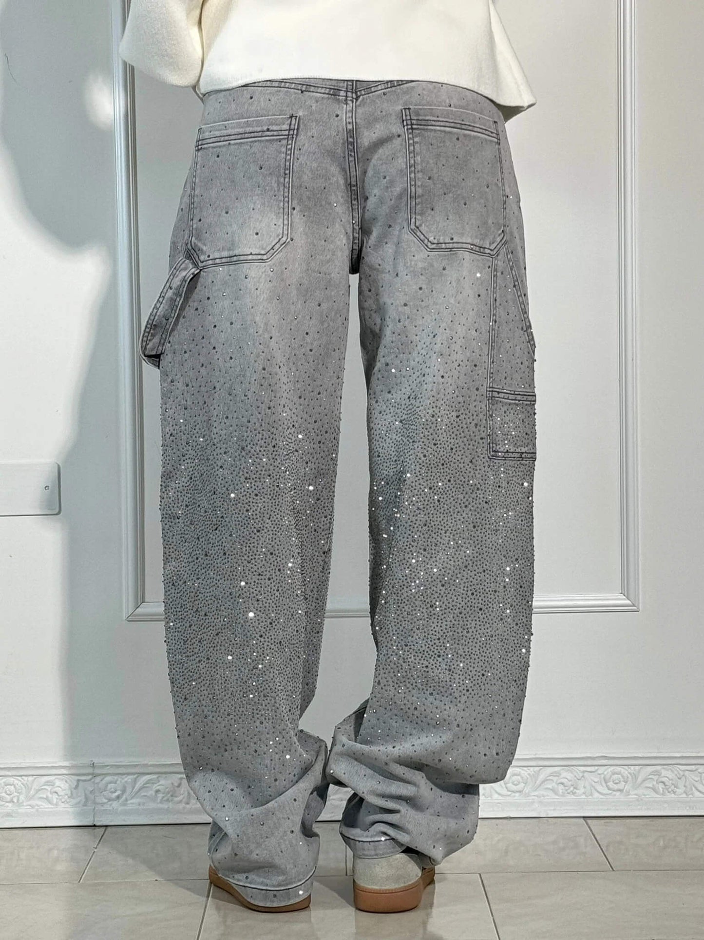 Solène | High-Waisted Wide-Leg Pants with Elegant Buttons