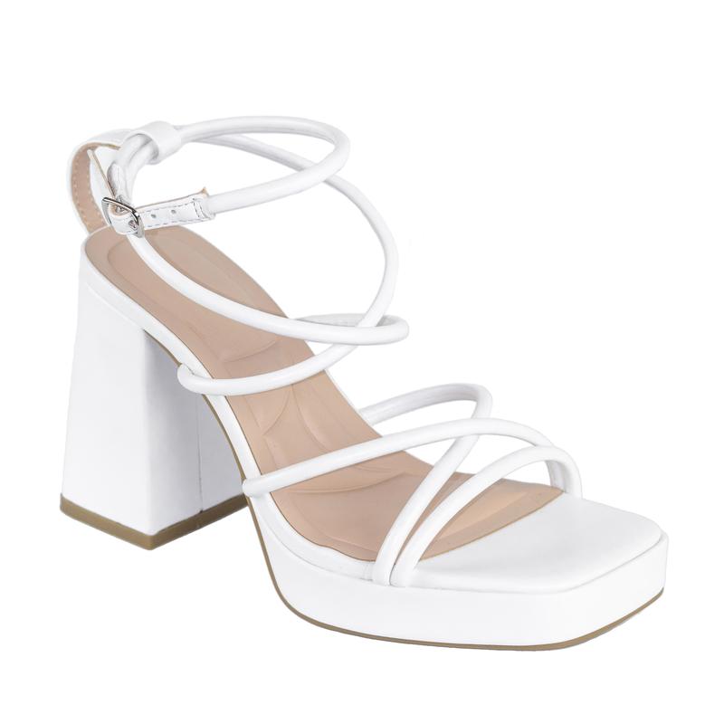 Taurus™ Strappy Block Heels – Sleek, Cushioned & Made for the Spotlight
