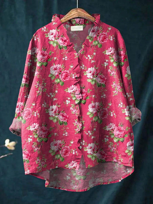 Tara Linen Blouse