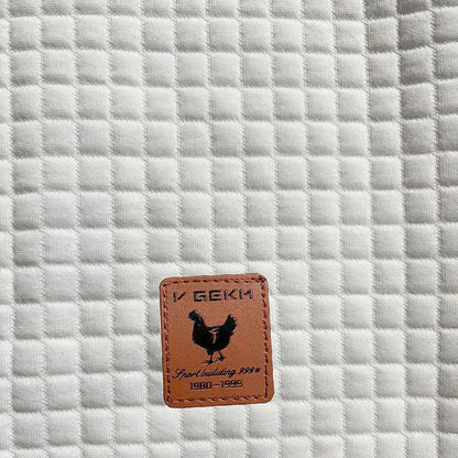 Men's Quilted Waffle Outdoor Sports Solid Color Long Sleeve Daily Tops Hoodie