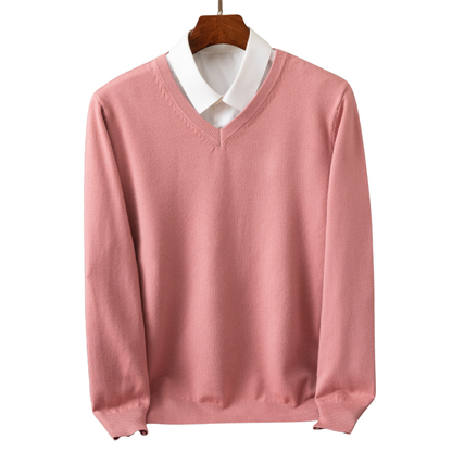 Bexford – Pure V-Neck Sweater for Men