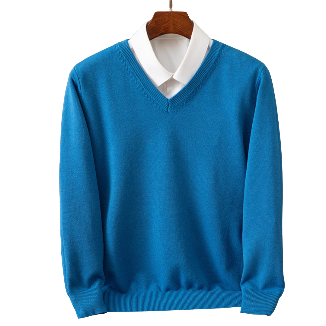 Bexford – Pure V-Neck Sweater for Men