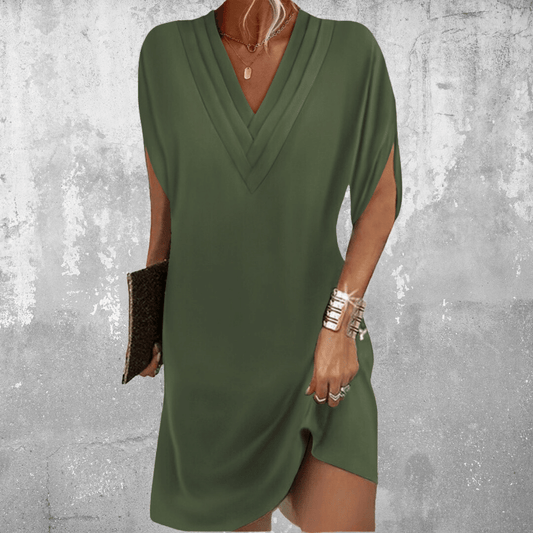 Helena | Flattering Dress with V-Neckline