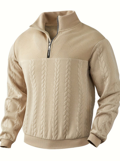 Rafael – Vintage Men's Sweater with Zipper