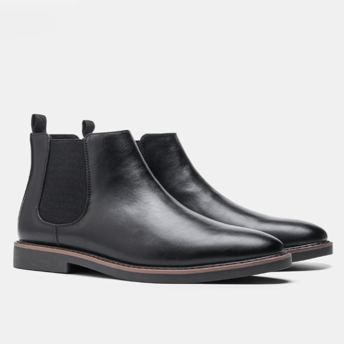 Lawson™ Oxford-Style Leather Boots — Smart Look, Everyday Comfort