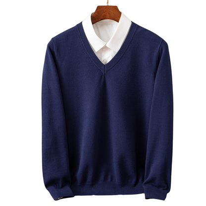 Bexford – Pure V-Neck Sweater for Men