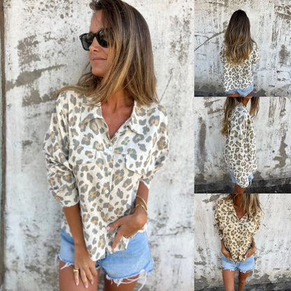 Emma– Elegant vintage long-sleeve blouse