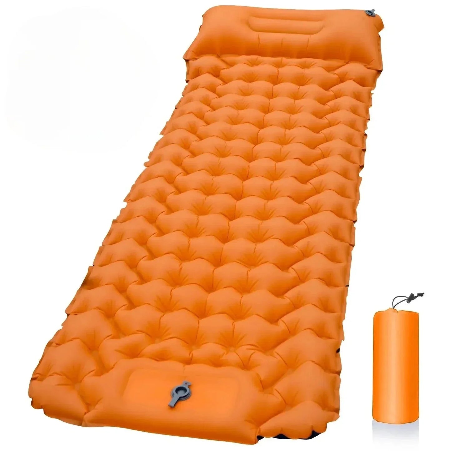 Ultra-durable and waterproof inflatable mattress with built-in pump