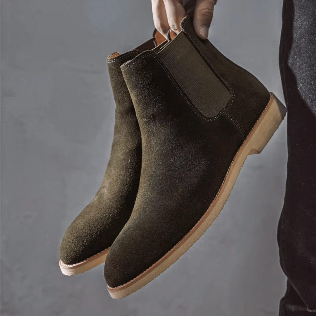 Bradley™ Suede Chelsea Boots — Soft Texture & All-Day Comfort