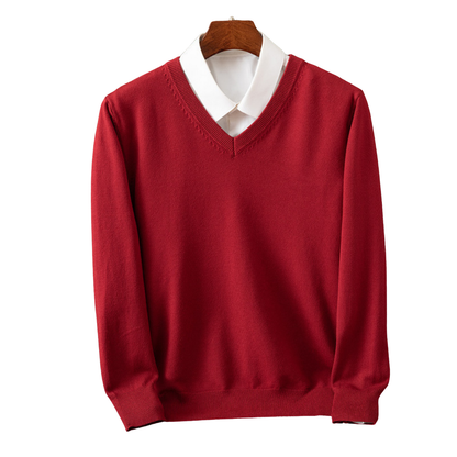 Bexford – Pure V-Neck Sweater for Men