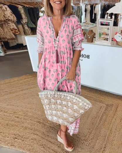 HILEY – Casual Printed Dress