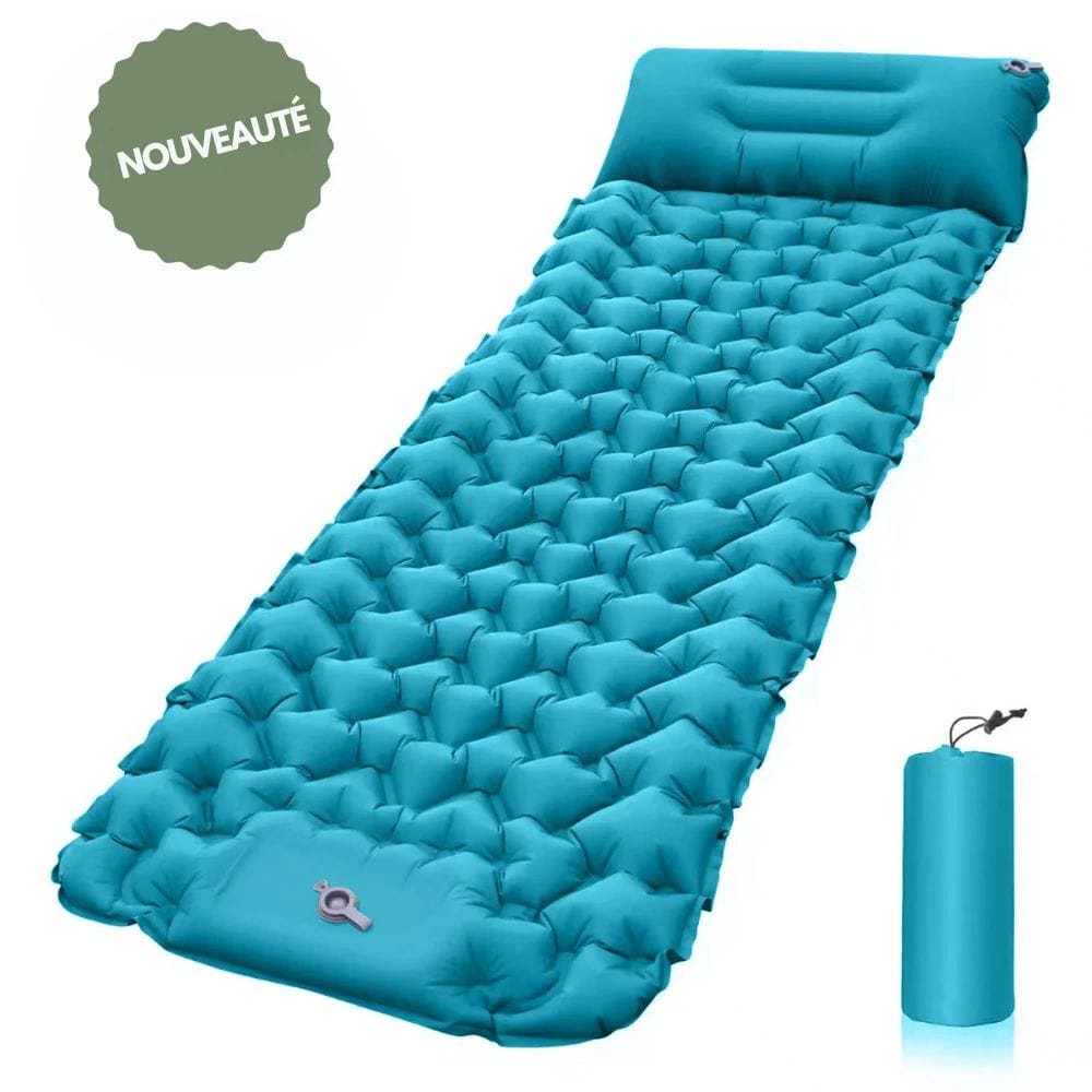 Ultra-durable and waterproof inflatable mattress with built-in pump