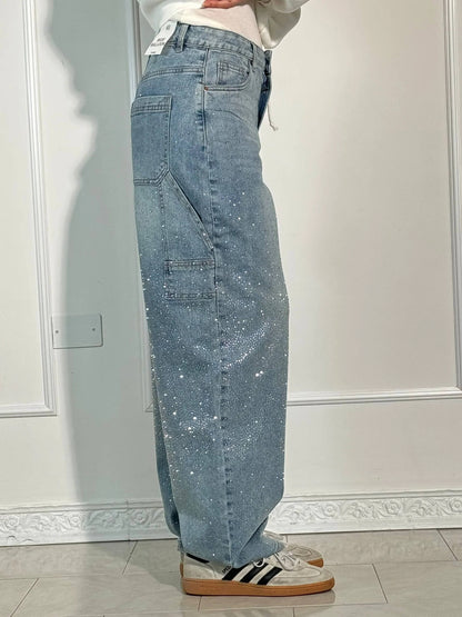 Solène | High-Waisted Wide-Leg Pants with Elegant Buttons