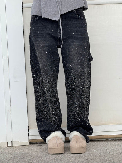 Solène | High-Waisted Wide-Leg Pants with Elegant Buttons
