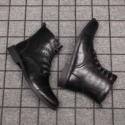 Morgan™ Faux Leather Ankle Boots — Trendy Design with All-Day Support