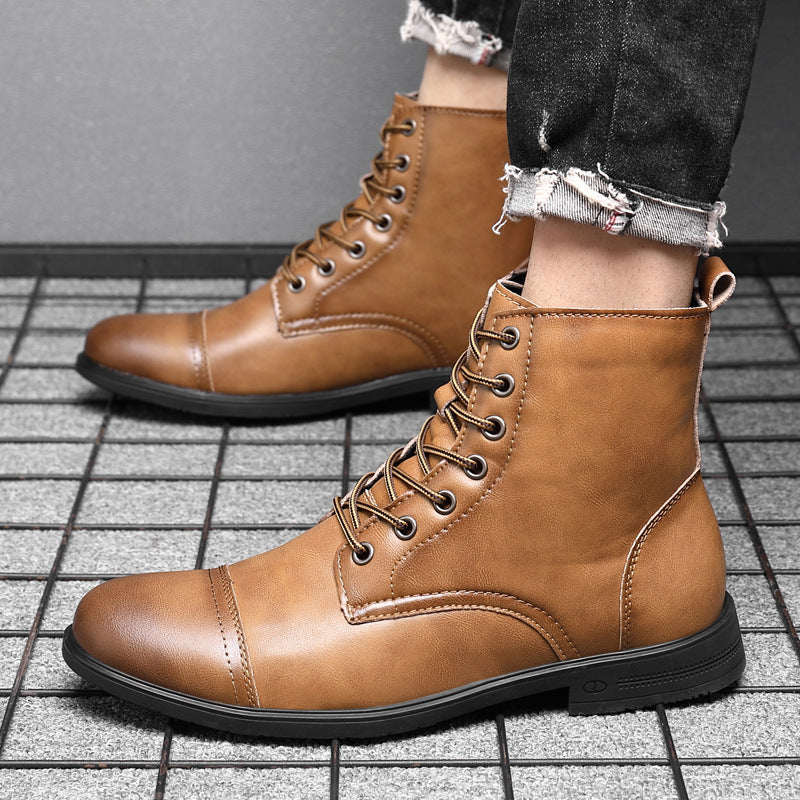 Morgan™ Faux Leather Ankle Boots — Trendy Design with All-Day Support