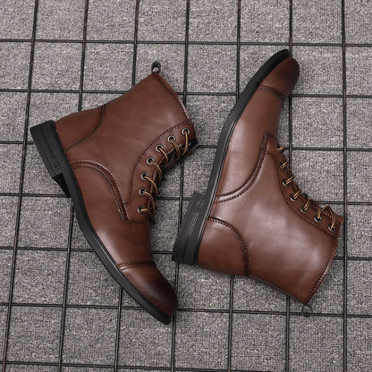 Morgan™ Faux Leather Ankle Boots — Trendy Design with All-Day Support
