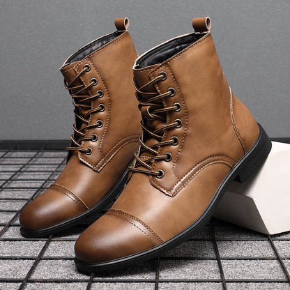 Morgan™ Faux Leather Ankle Boots — Trendy Design with All-Day Support