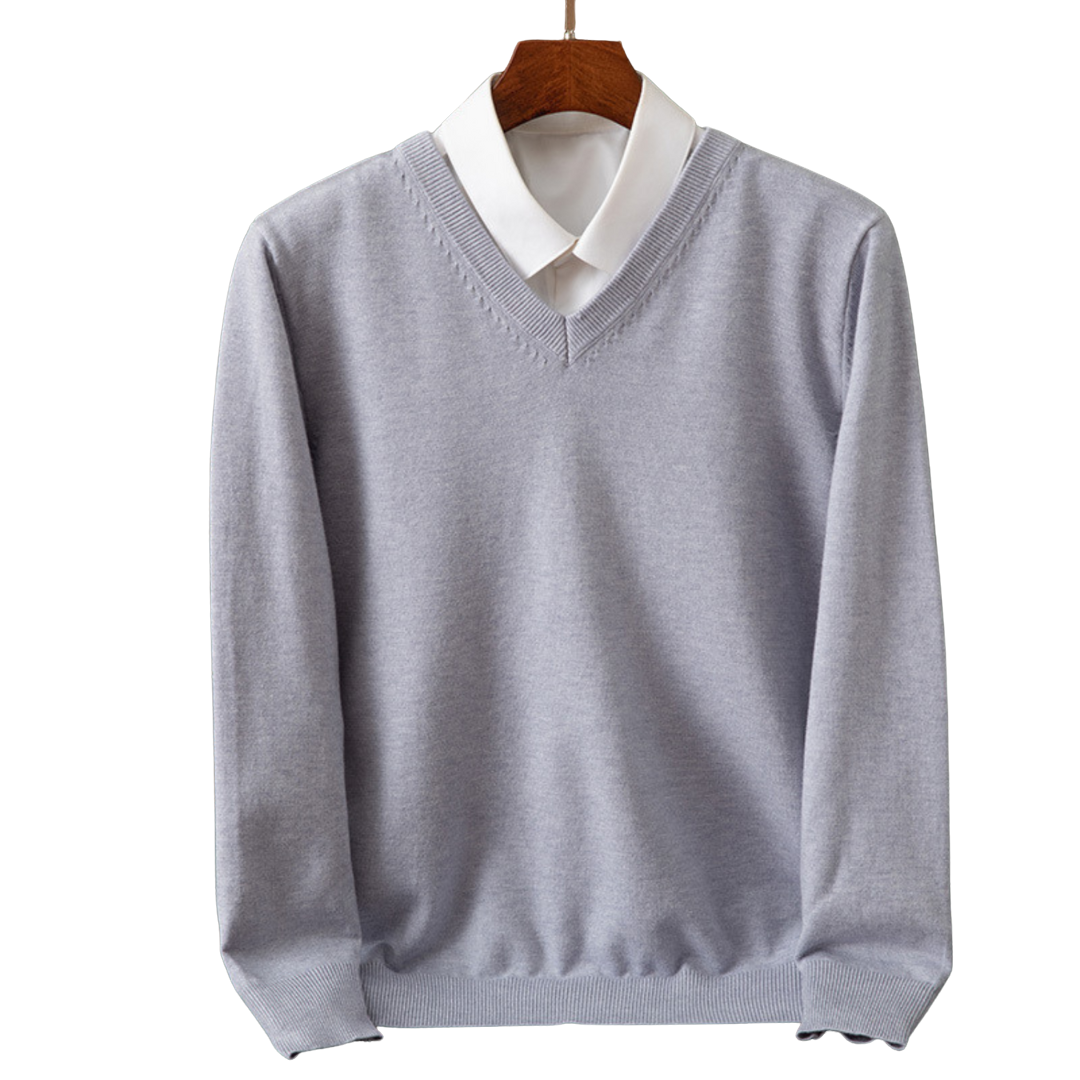 Bexford – Pure V-Neck Sweater for Men