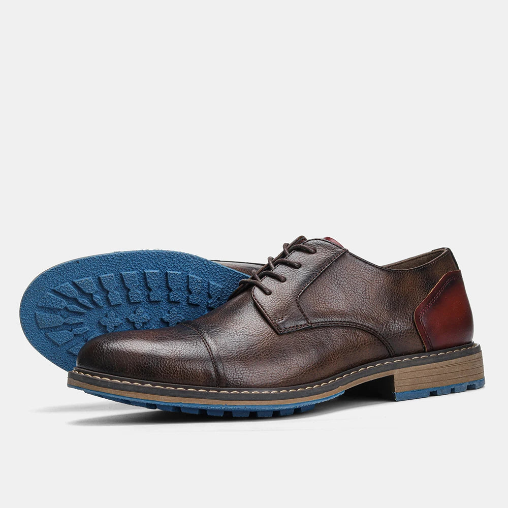 Retro Men's Derby Shoes