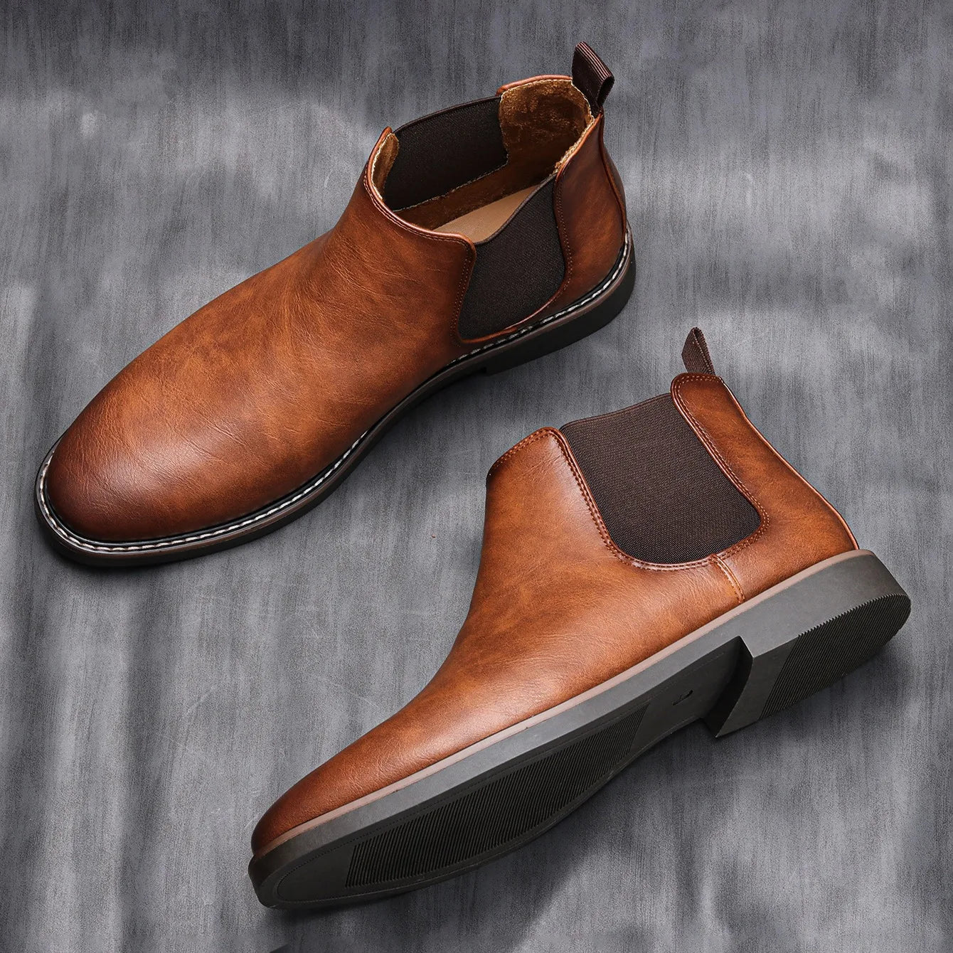 Retro Style Chelsea Boots for Men