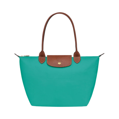 Longchamp - Large Le Pliage Tote, Turquoise