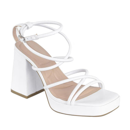 Taurus™ Strappy Block Heels – Sleek, Cushioned & Made for the Spotlight