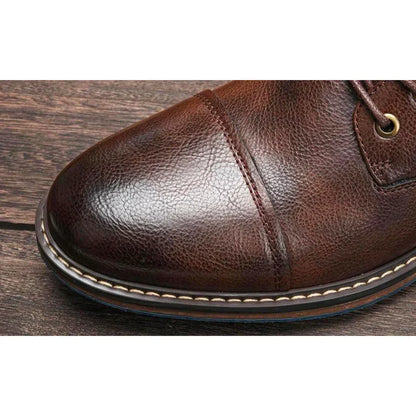 Mason™ Classic Leather Boots — Durable Craftsmanship for Daily Wear