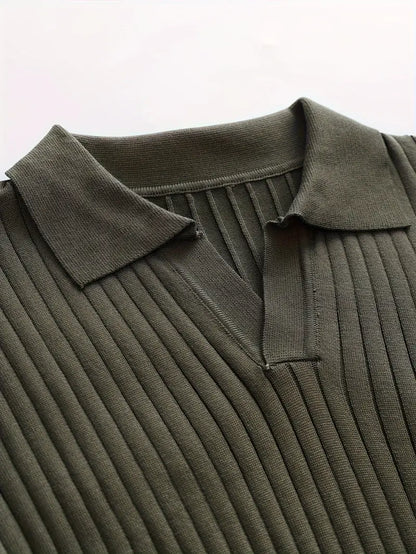 SOGNO: Muscle-Fit Knit Sweater