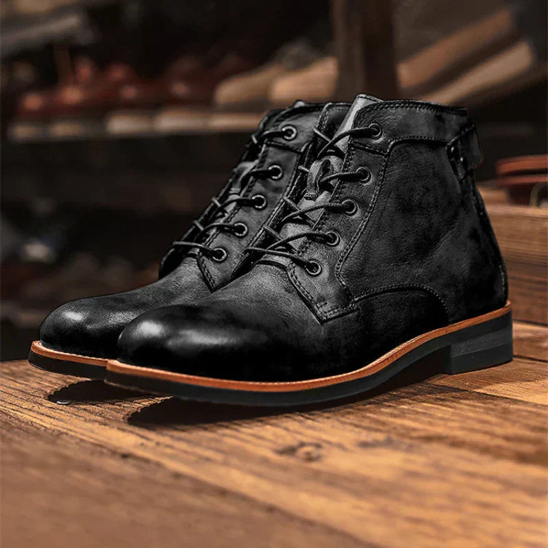 Elliot™ Heritage Leather Boots — Timeless British Style & All-Day Support