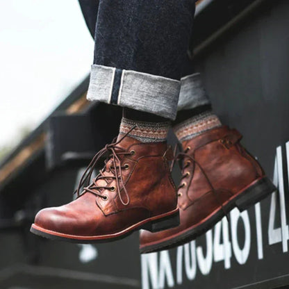 Elliot™ Heritage Leather Boots — Timeless British Style & All-Day Support