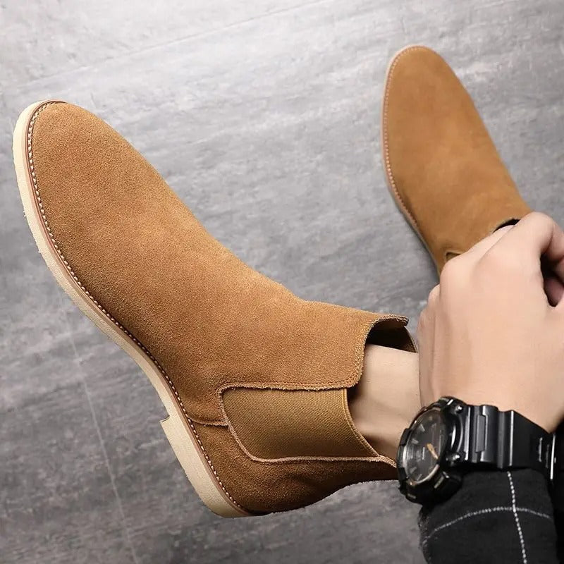 Bradley™ Suede Chelsea Boots — Soft Texture & All-Day Comfort