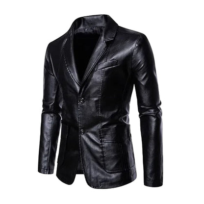 Business Casual Leather Jacket