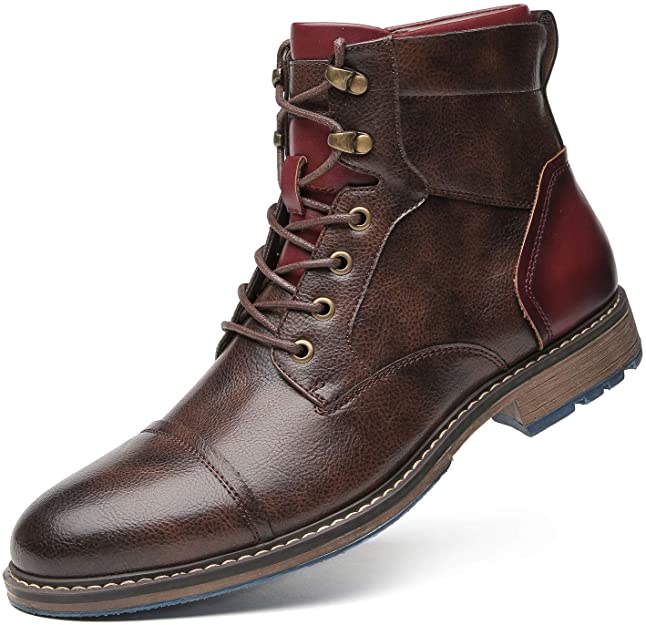 Lukas - Classic Leather Oxford Boots for Men