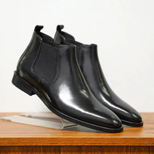 Blake™ Refined Leather Chelsea Boots — Sleek Design with Premium Comfort